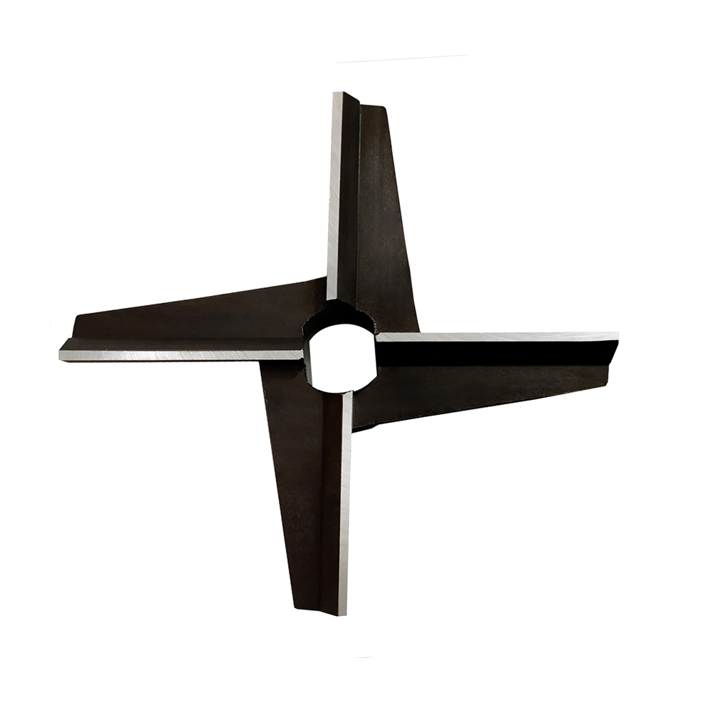 Disco Forato Per Tritacarne WolfCut, Misura 32, 3 Scanalature Da 3,5 Mm, Acciaio Inox Temperato 53 HRC